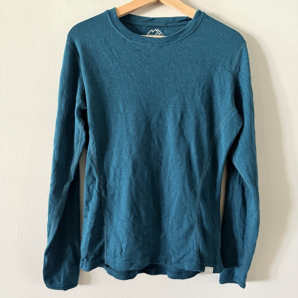 Merino Tech 320 women's long sleeve base layer 100% superfine merino wool Large